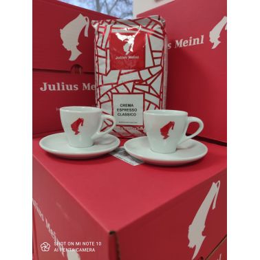 JULIUS MEINL Crema espresso zrno 1 kg s šálky Espresso 50ml
