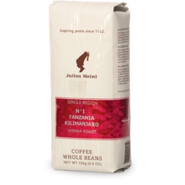 Julius Meinl Tanzania Kilimanjaro 100% Arabica 250 g zrnková káva