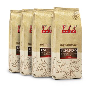 VÍTCAFÉ - 3+1 kg čerstvě pražená zrnková káva espresso