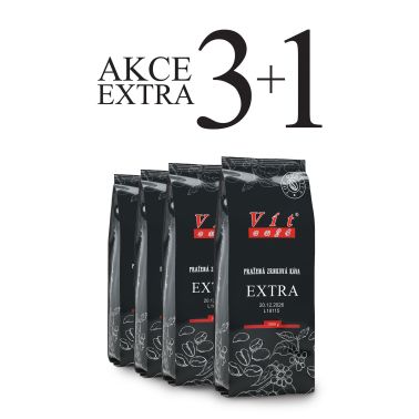 VÍTCAFÉ 3+1 kg  zrnková káva Extra