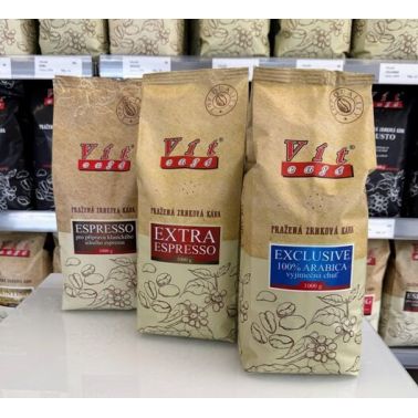 VÍTCAFÉ - 3 kg Exlusive, Extra Espresso, Espresso