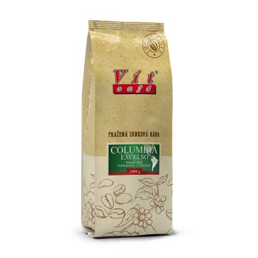 VÍTCAFÉ čerstvě pražená COLUMBIA EXCELSO 1kg zrnková káva