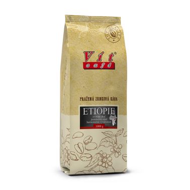 VÍTCAFÉ čerstvě pražená ETIOPIE 1kg zrnková káva