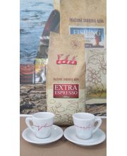 VÍTCAFÉ káva EXTRA ESPRESSO + 2 šálky na espresso 50ml