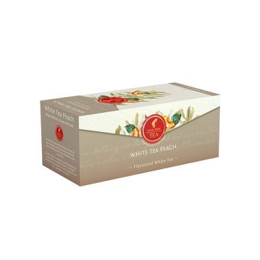 Julius Meinl Prémiový čaj Bílý s broskví 25 x 1,75 g