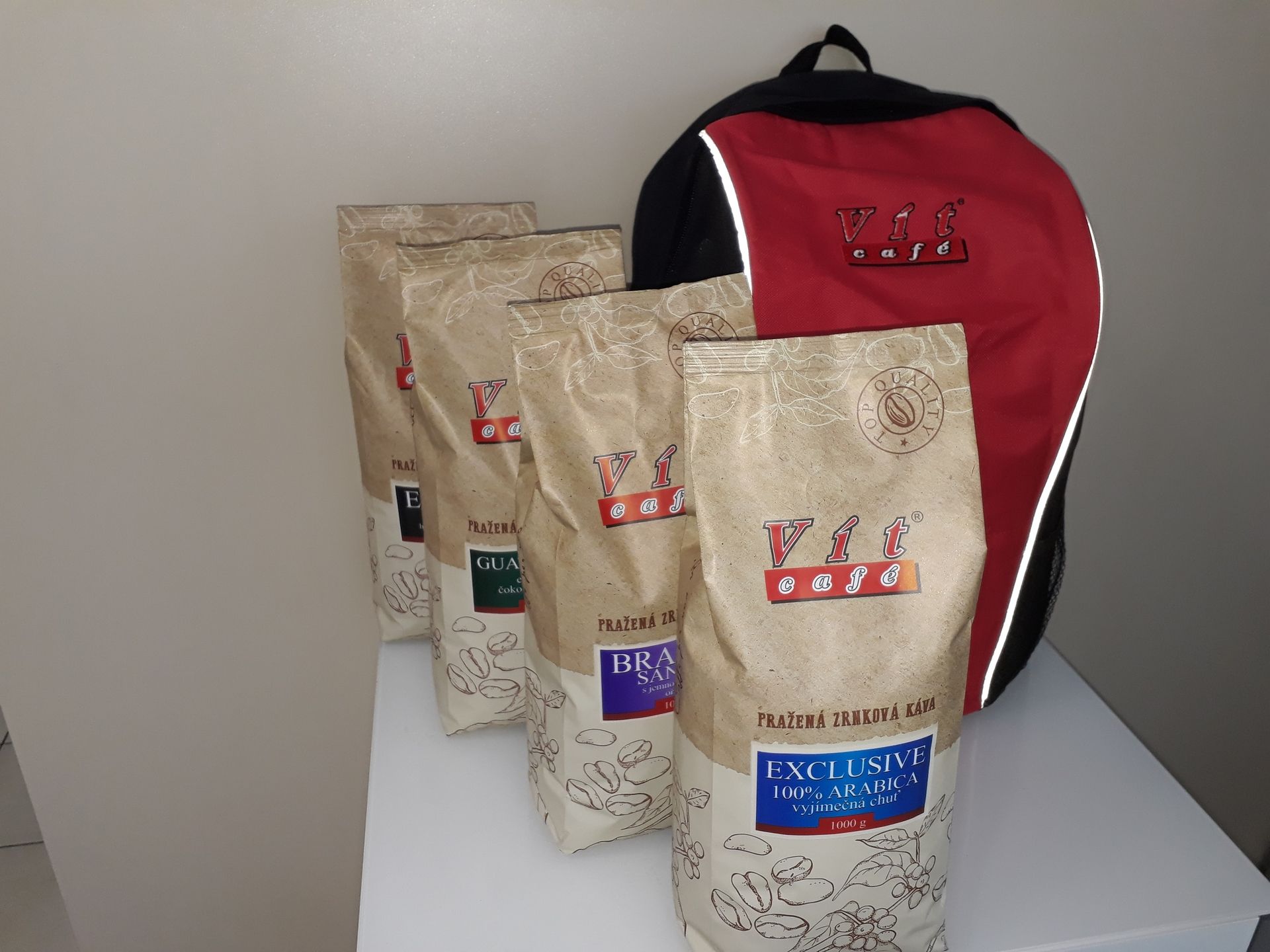 100% Arabika – 4 kg + batoh zdarma