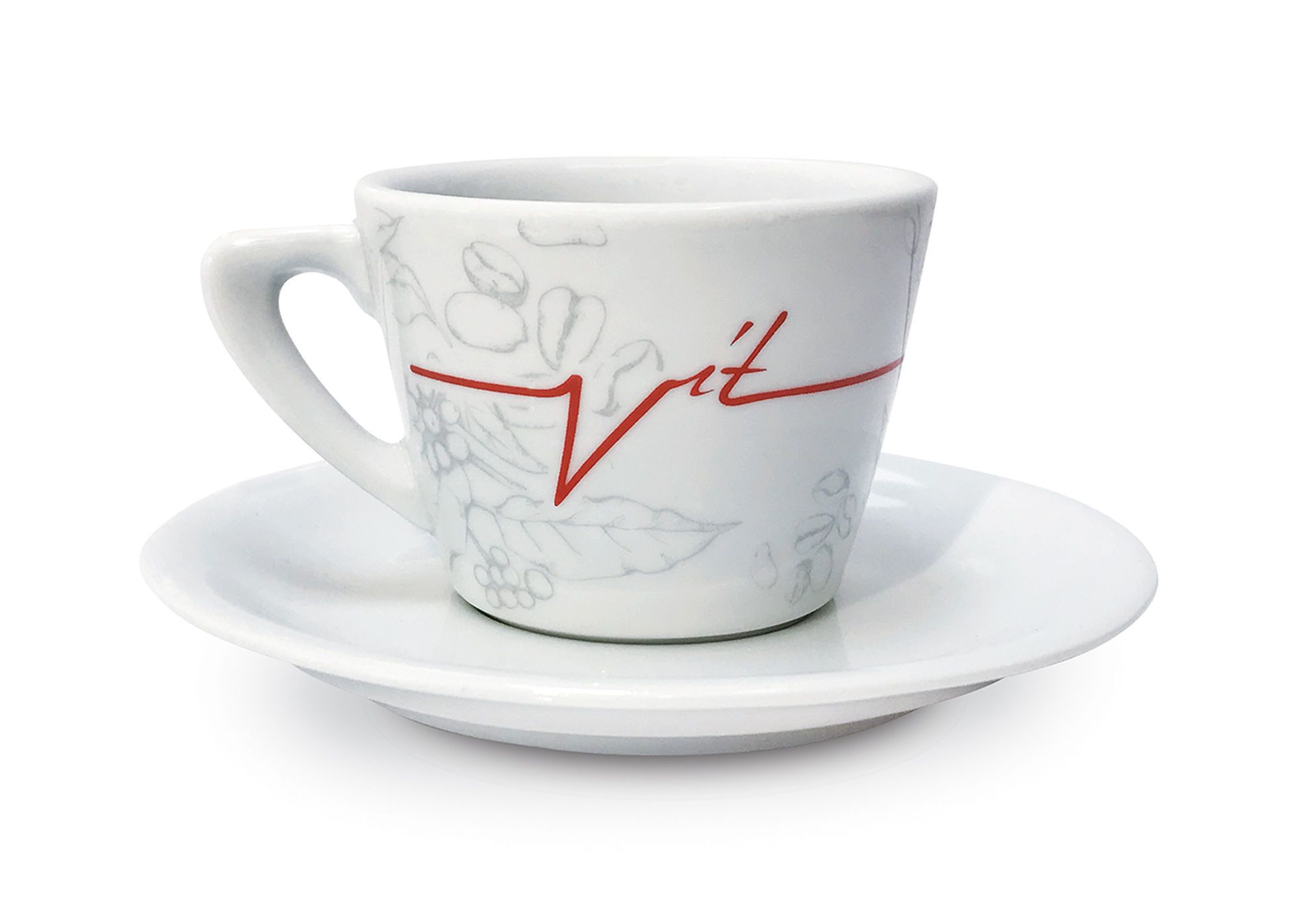 Vítcafé šálek s podšálkem Lungo espresso 120 ml