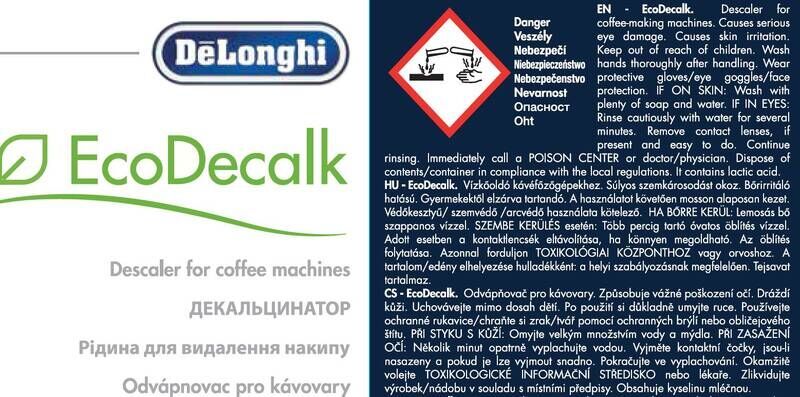 Odvápnovač Delonghi - EcoDecalk