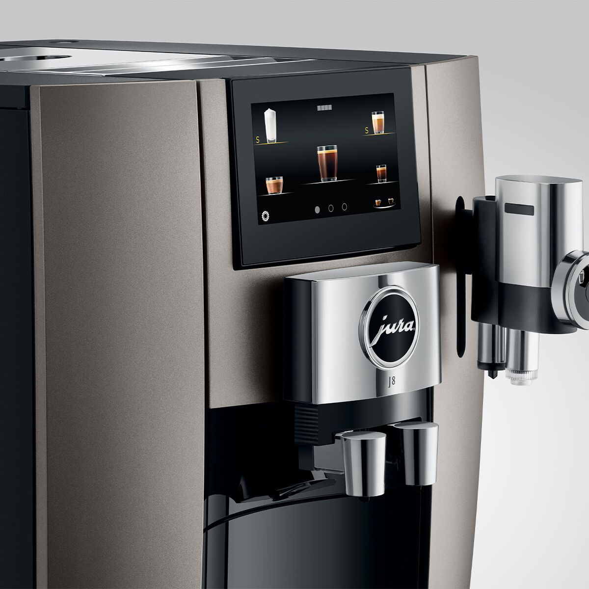 JURA J8 Midnight Silver - CZ distribuce