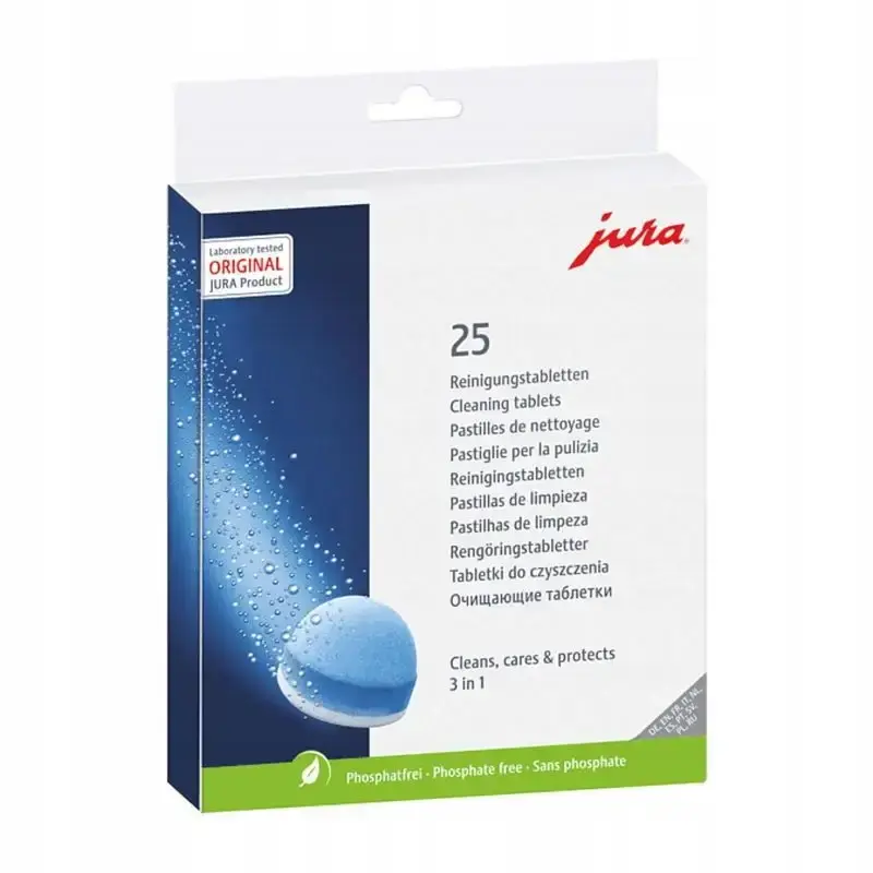 JURA 3-fázové čistící tablety  25 ks
