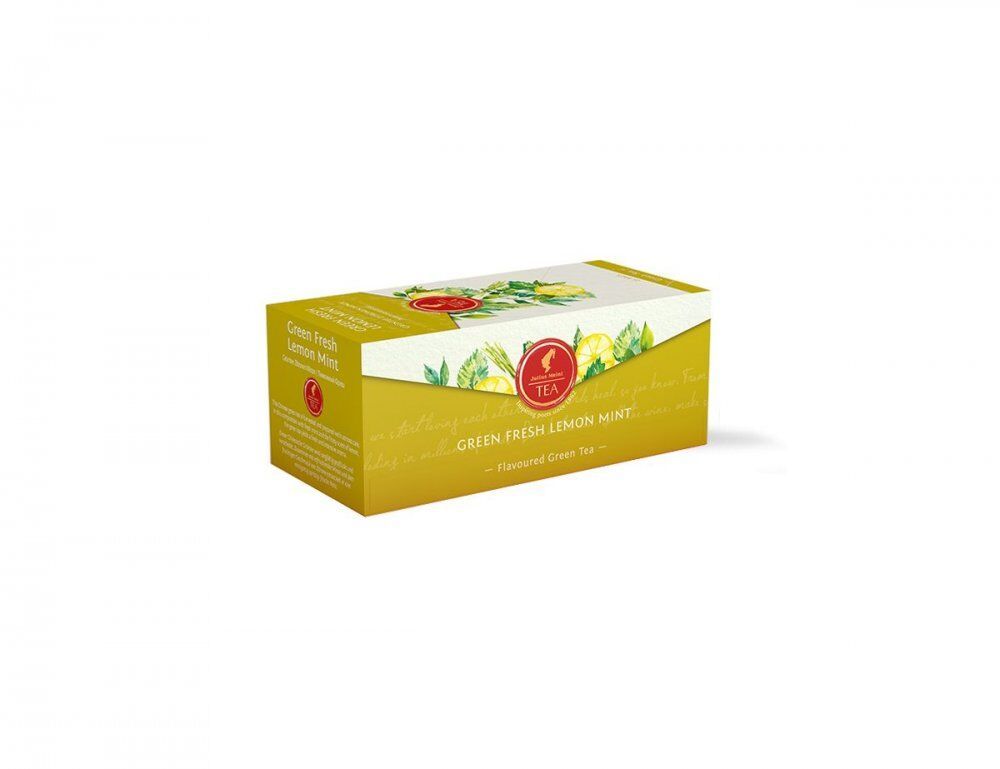 Julius Meinl Zelený čaj s citrónovou trávou a mátou 25 x 1,75 g