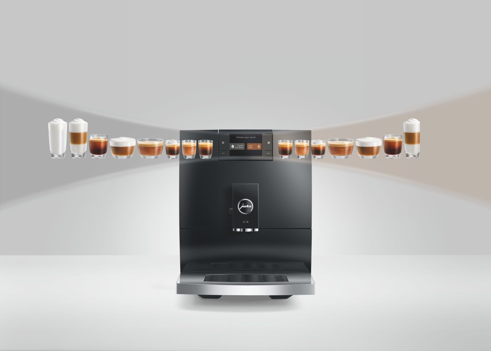 JURA C9 Piano Black CZ distribuce