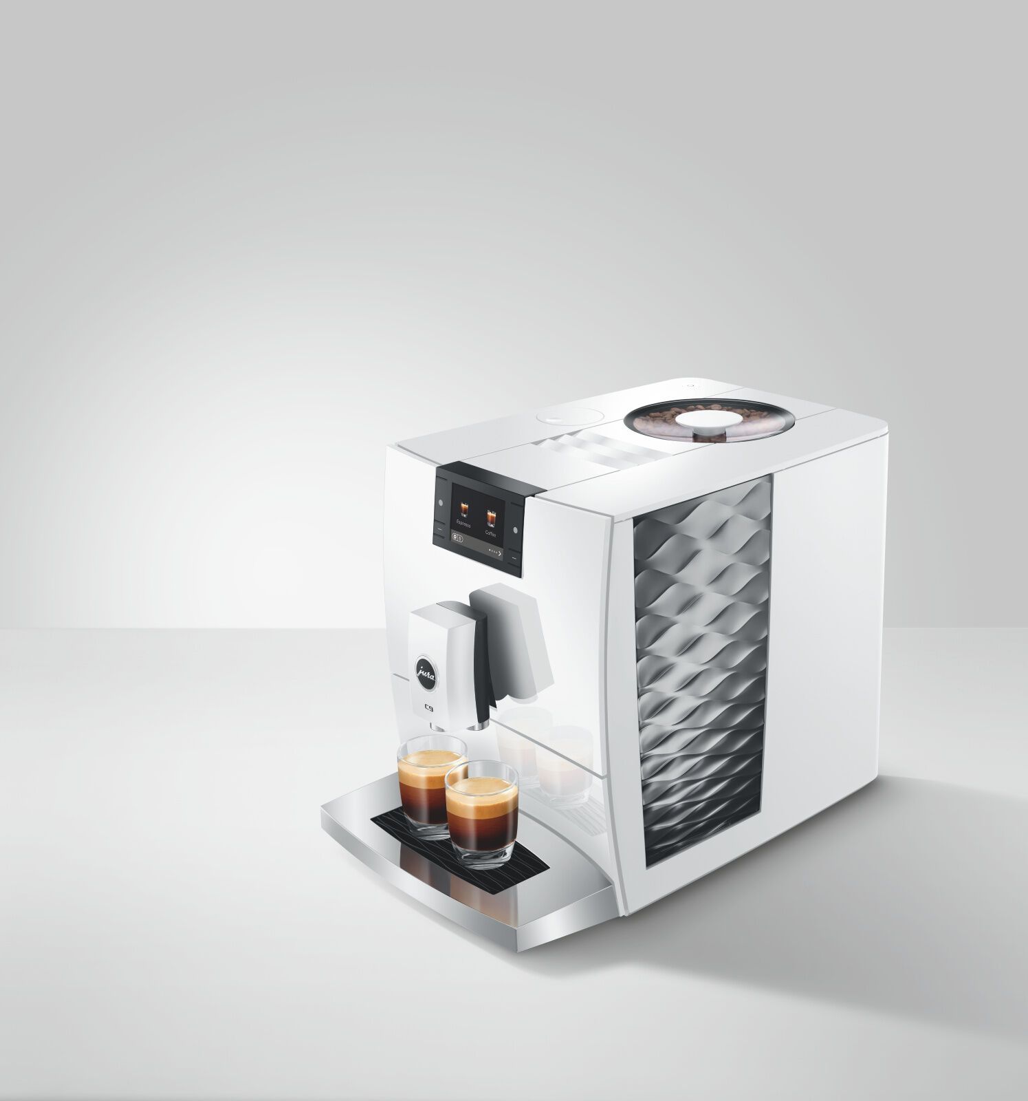 JURA C9 Piano White CZ distribuce