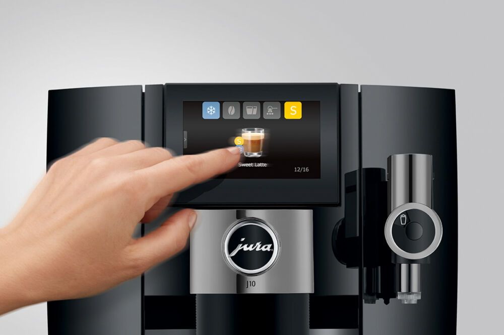 JURA J10 twin Diamond Onyx - CZ distribuce